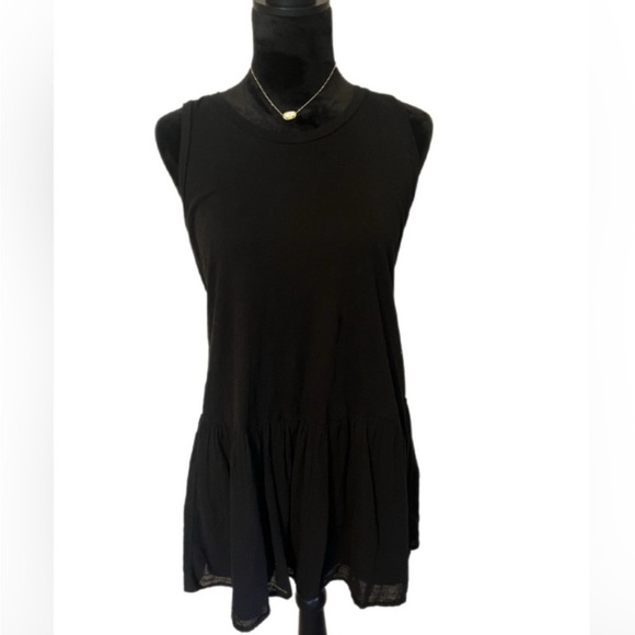 Velvet by Graham & Spencer Denna Black Sleeveless Mini Flounce Dress- XS - Picture 5 of 8